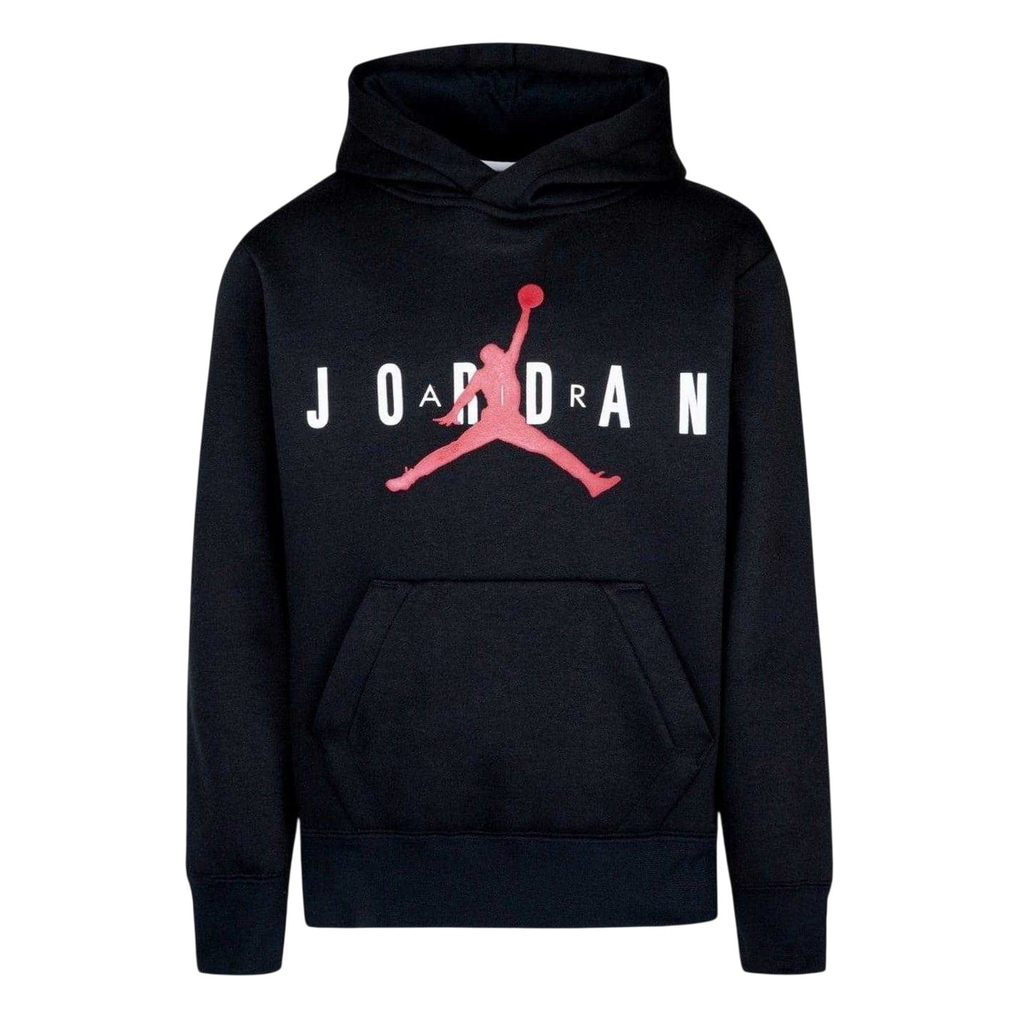 Black - Front - Nike Childrens-Kids Air Jordan Jumpman Hooded Pullover Hoodie