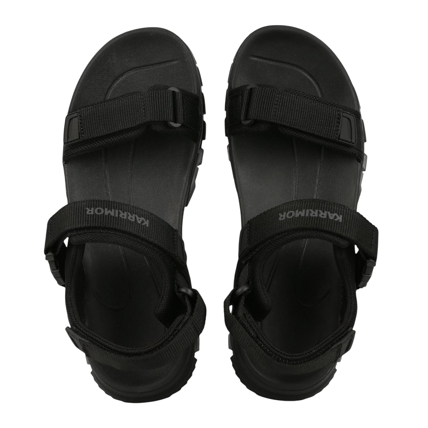 Black - Side - Karrimor Mens Cannes Mesh Walking Sandals