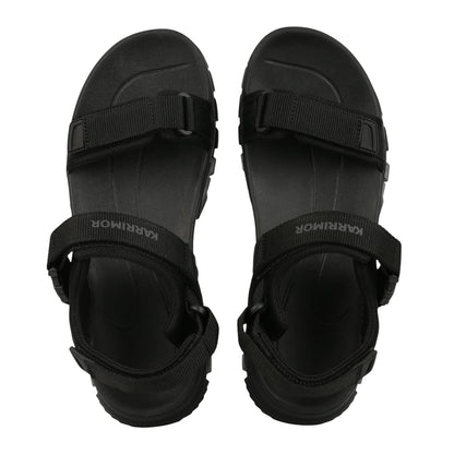 Black - Side - Karrimor Mens Cannes Mesh Walking Sandals