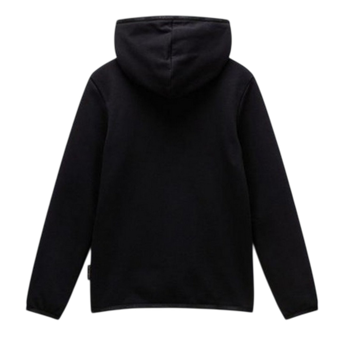 Black - Back - Napapijri Childrens-Kids Hooded Regular Sweatshirt