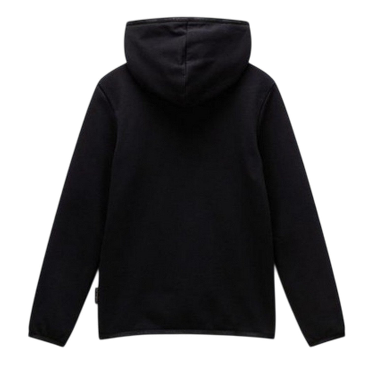 Black - Back - Napapijri Childrens-Kids Hooded Regular Sweatshirt