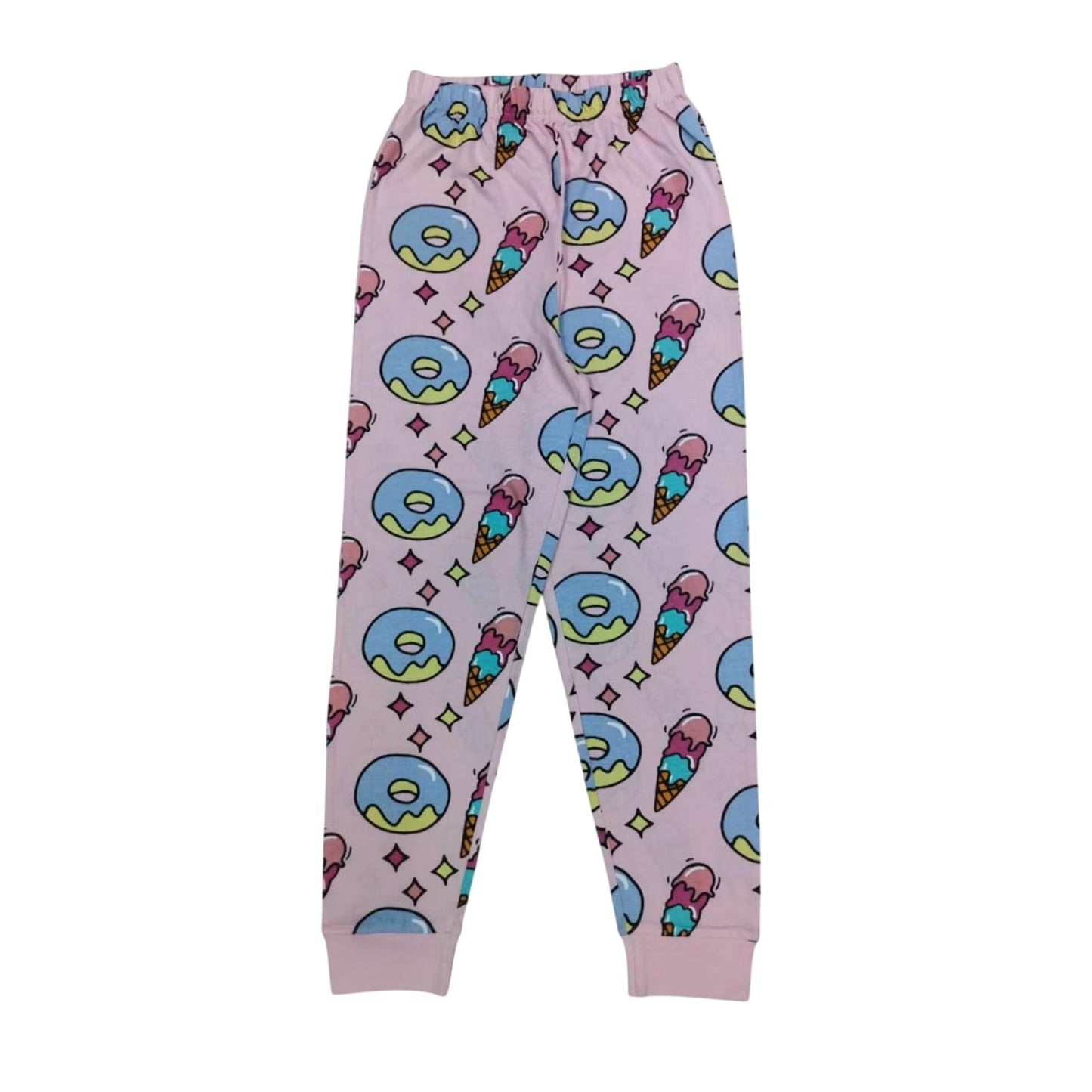 Pink - Lifestyle - Star Girls Ice Cream Long-Sleeved Pyjama Set (Pack of 1)