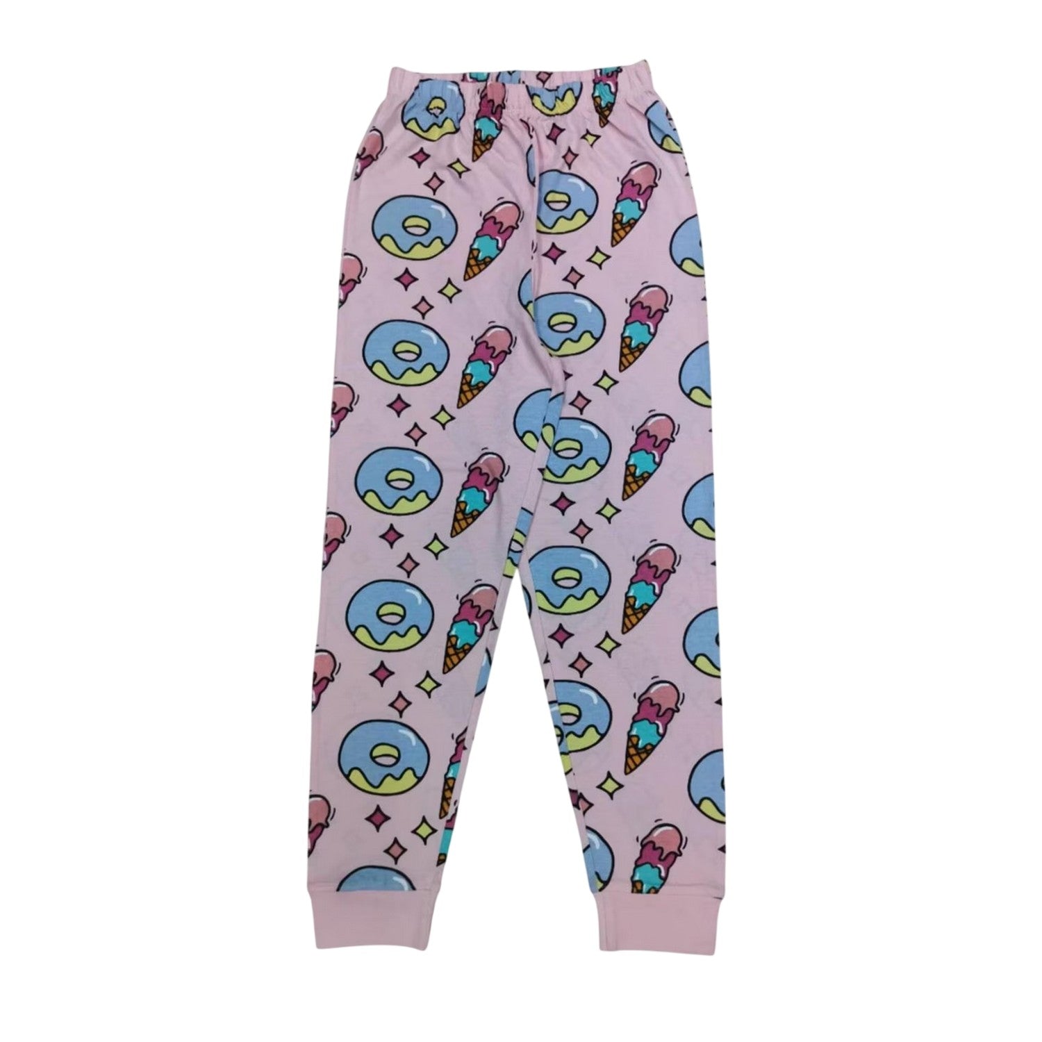 Pink - Lifestyle - Star Girls Ice Cream Long-Sleeved Pyjama Set (Pack of 1)