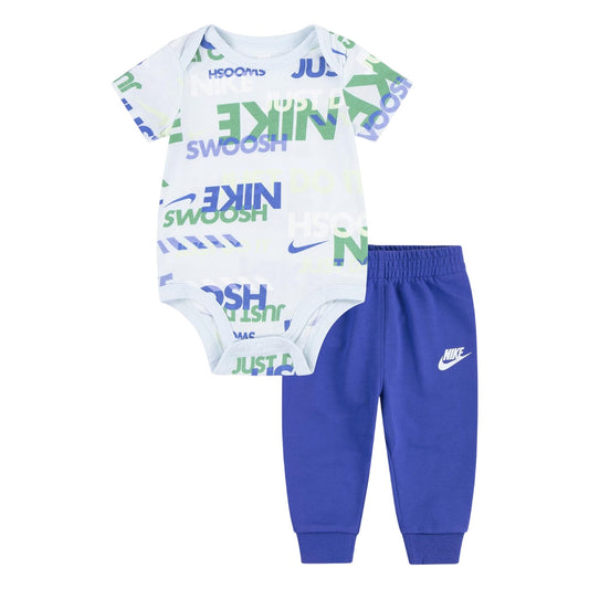 Game Royal - Front - Nike Baby Boys Swoosh Pyjama Set
