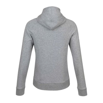 High Rise Grey Heather - Back - Babolat Childrens-Kids Raglan Hooded Jacket