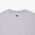 Grey - Pack Shot - Lacoste Mens Printed Heavy Cotton Loose Fit T-Shirt