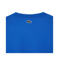 Blue - Side - Lacoste Mens Printed Heavy Cotton Loose Fit T-Shirt