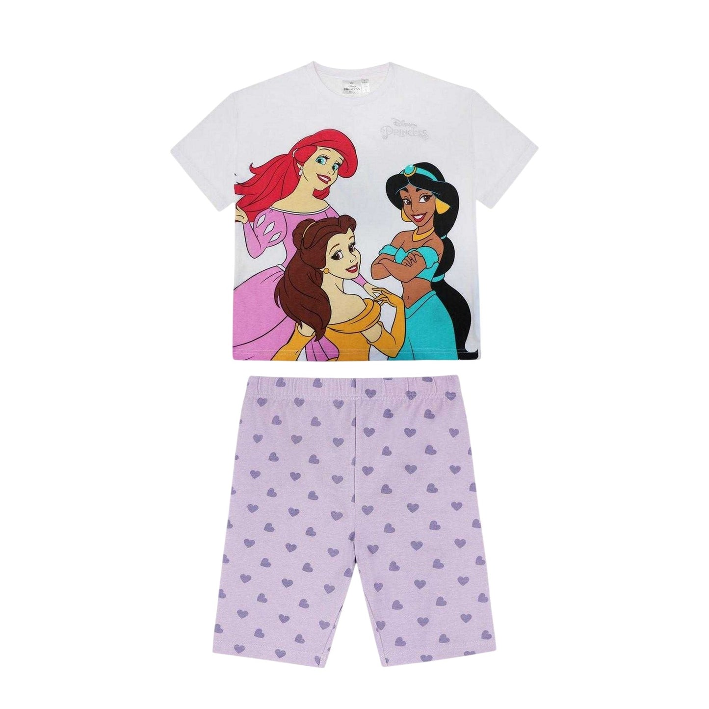 Pink - Front - Disney Princess Childrens-Kids Pyjama Set