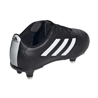 Black-White - Back - Adidas Boys SG 3 Stripes Football Boots