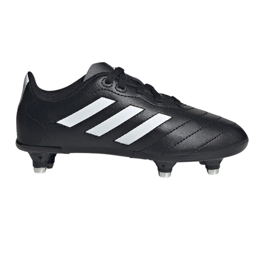 Black-White - Front - Adidas Boys SG 3 Stripes Football Boots