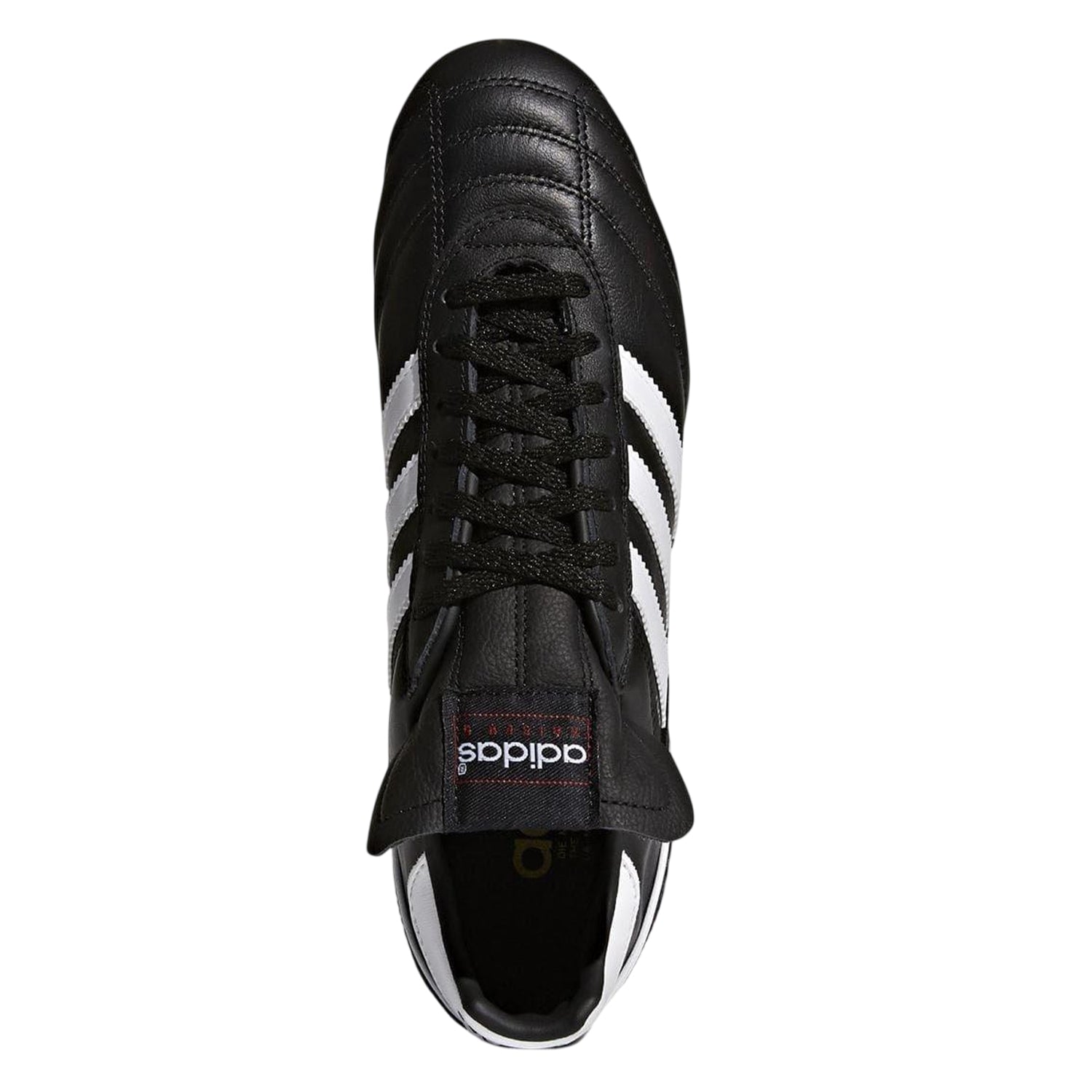 Black-White - Lifestyle - Adidas Mens Kaiser 5 Cup 3 Stripes Grain Leather Soft Ground Football Boots