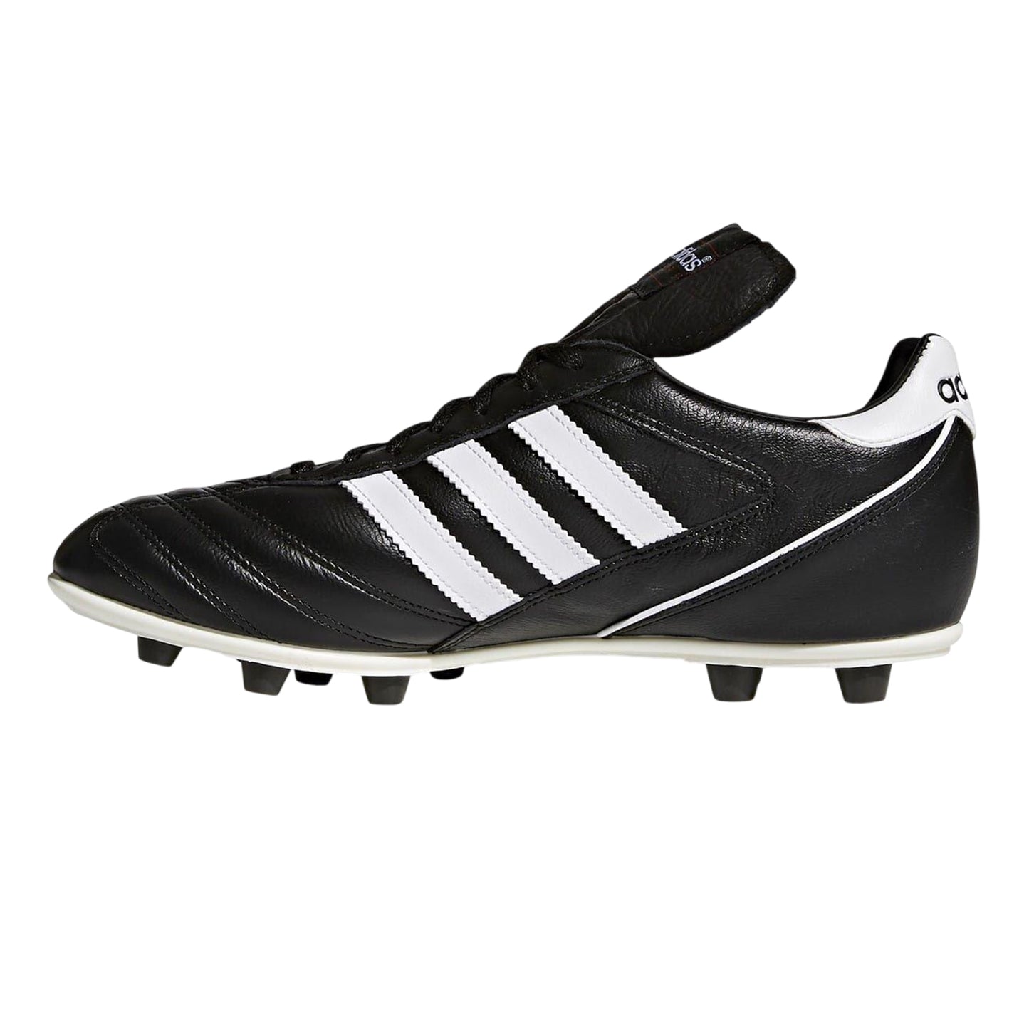 Black-White - Side - Adidas Mens Kaiser 5 Liga 3 Stripes Leather Football Boots