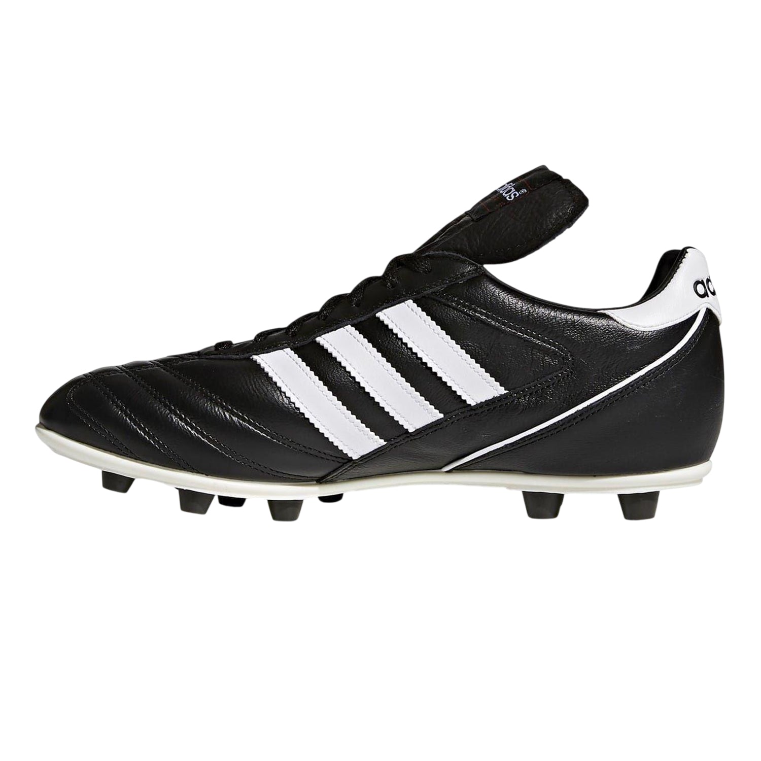 Black-White - Side - Adidas Mens Kaiser 5 Liga 3 Stripes Leather Football Boots