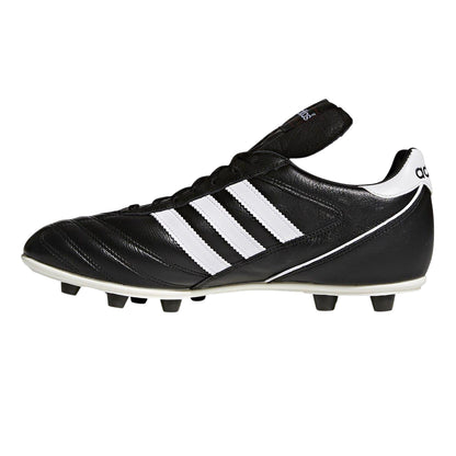 Black-White - Side - Adidas Mens Kaiser 5 Liga 3 Stripes Leather Football Boots