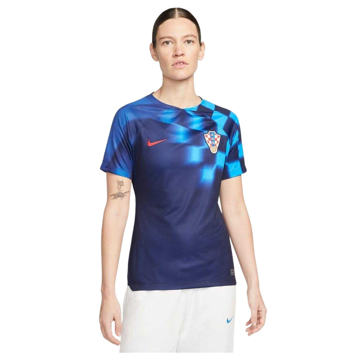 Blue-Uni Red - Lifestyle - Nike Womens-Ladies 2022-23 Croatia Away Shirt