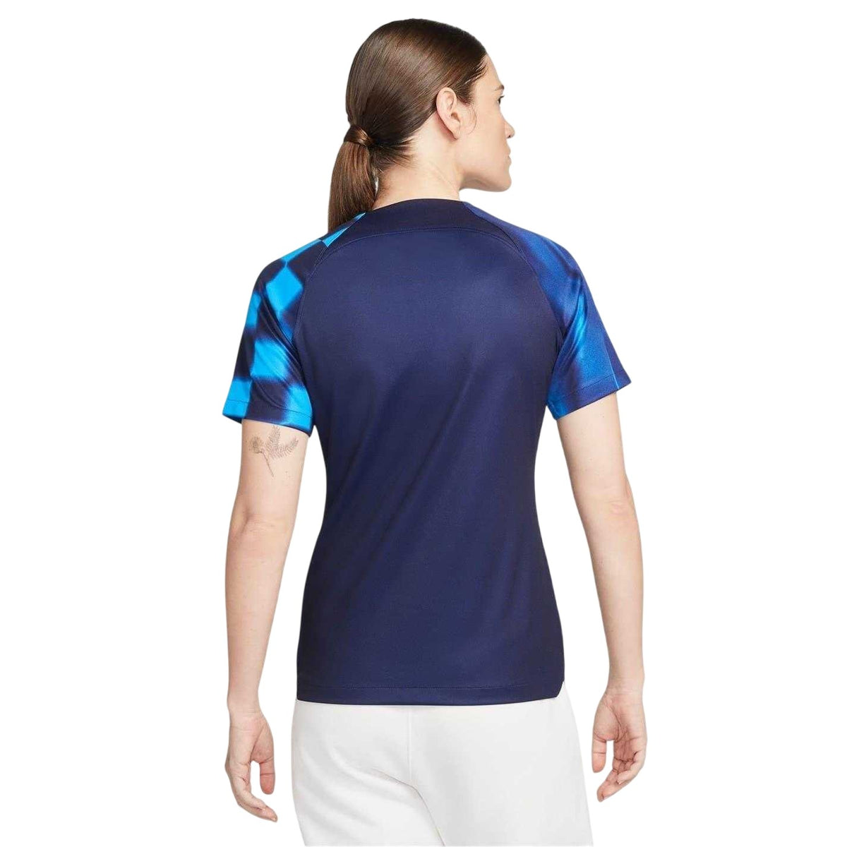 Blue-Uni Red - Pack Shot - Nike Womens-Ladies 2022-23 Croatia Away Shirt