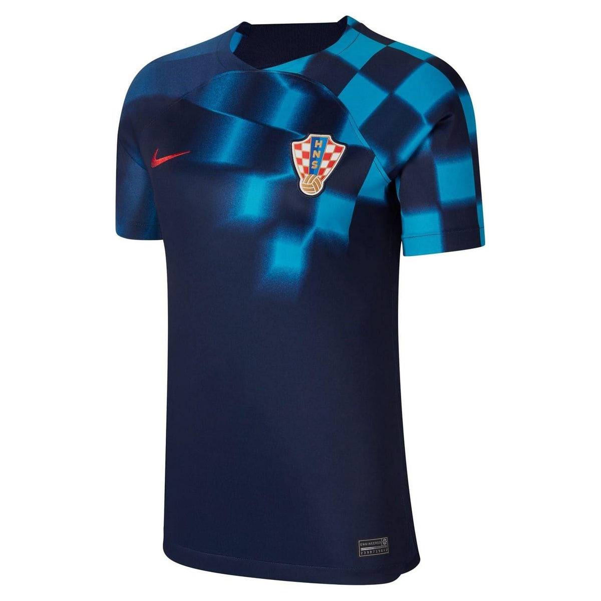 Blue-Uni Red - Front - Nike Womens-Ladies 2022-23 Croatia Away Shirt