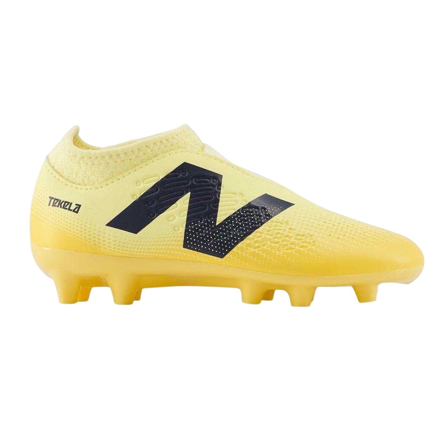 Orange-Black - Front - New Balance Childrens-Kids Tekela V4+ Magique Firm Ground Football Boots