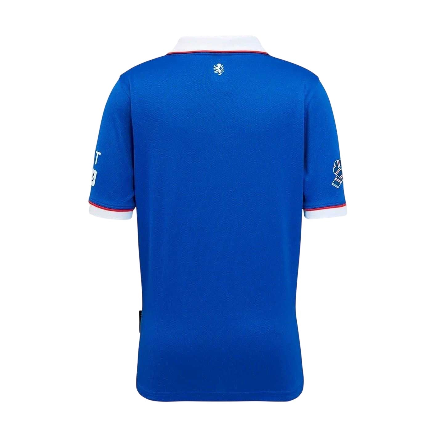Blue-White - Back - Rangers FC Childrens-Kids 2025 Football Shirt