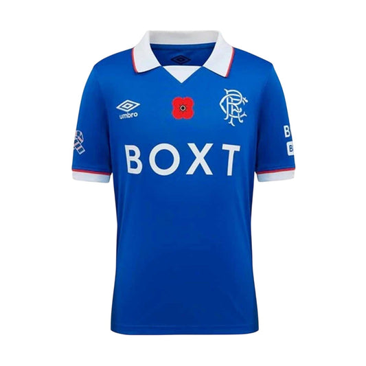 Blue-White - Front - Rangers FC Childrens-Kids 2025 Football Shirt