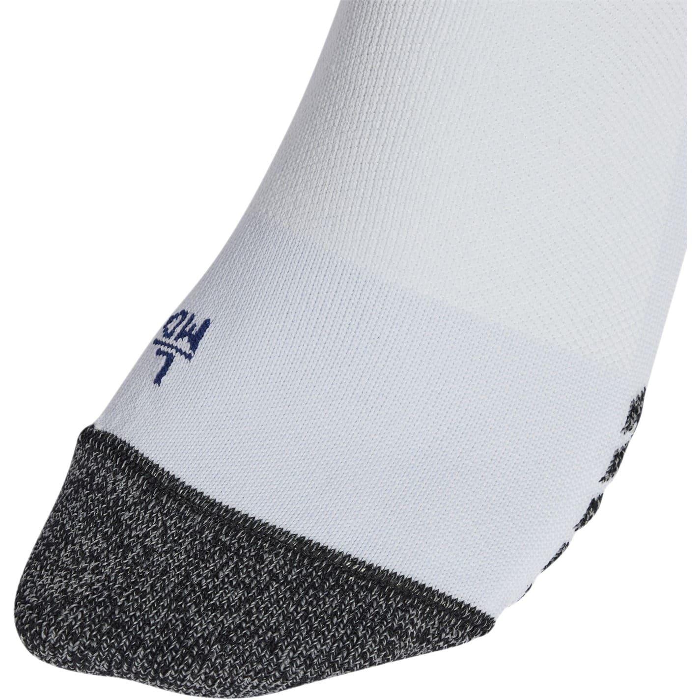 White-Grey-Blue - Back - Leicester City FC Childrens-Kids Adidas Football Socks