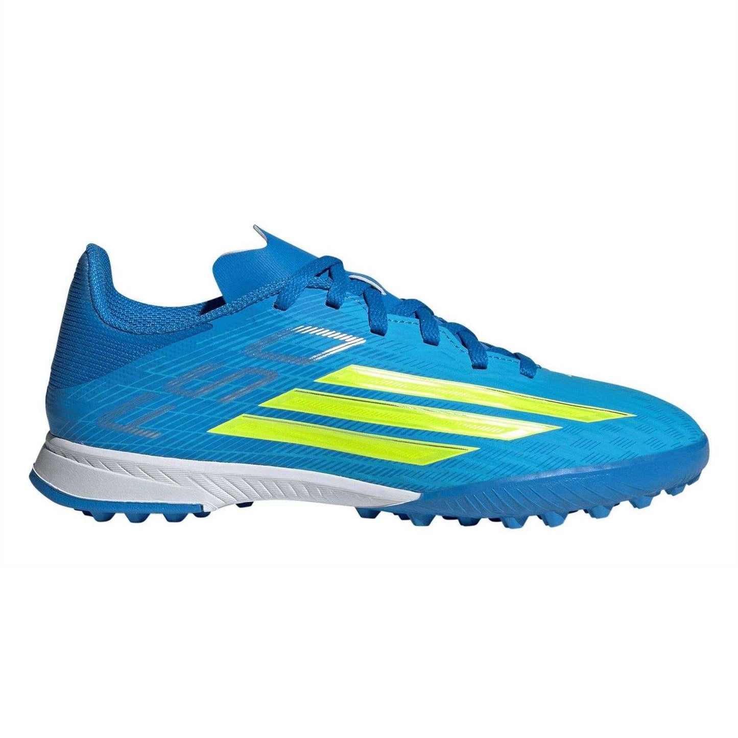 Blue-Yellow - Lifestyle - Adidas Childrens-Kids F50 League Artificial Ground Football Boots