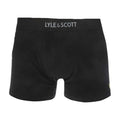 Black - Back - Lyle & Scott Mens Devon Boxer Shorts (Pack of 3)
