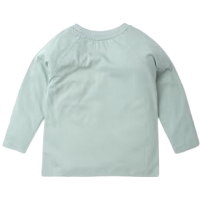 Sage - Back - The La´s Childrens-Kids Badger Relaxed Fit Long-Sleeved T-Shirt