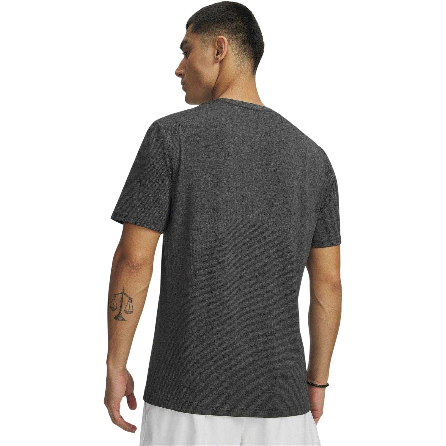 Black-Grey - Back - Under Armour Mens Vanish T-Shirt