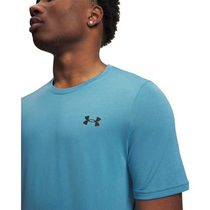 Blue-Black - Side - Under Armour Mens Vanish T-Shirt