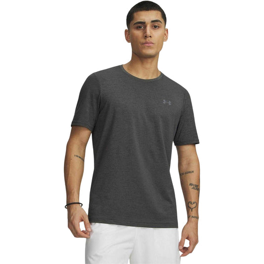 Black-Grey - Front - Under Armour Mens Vanish T-Shirt