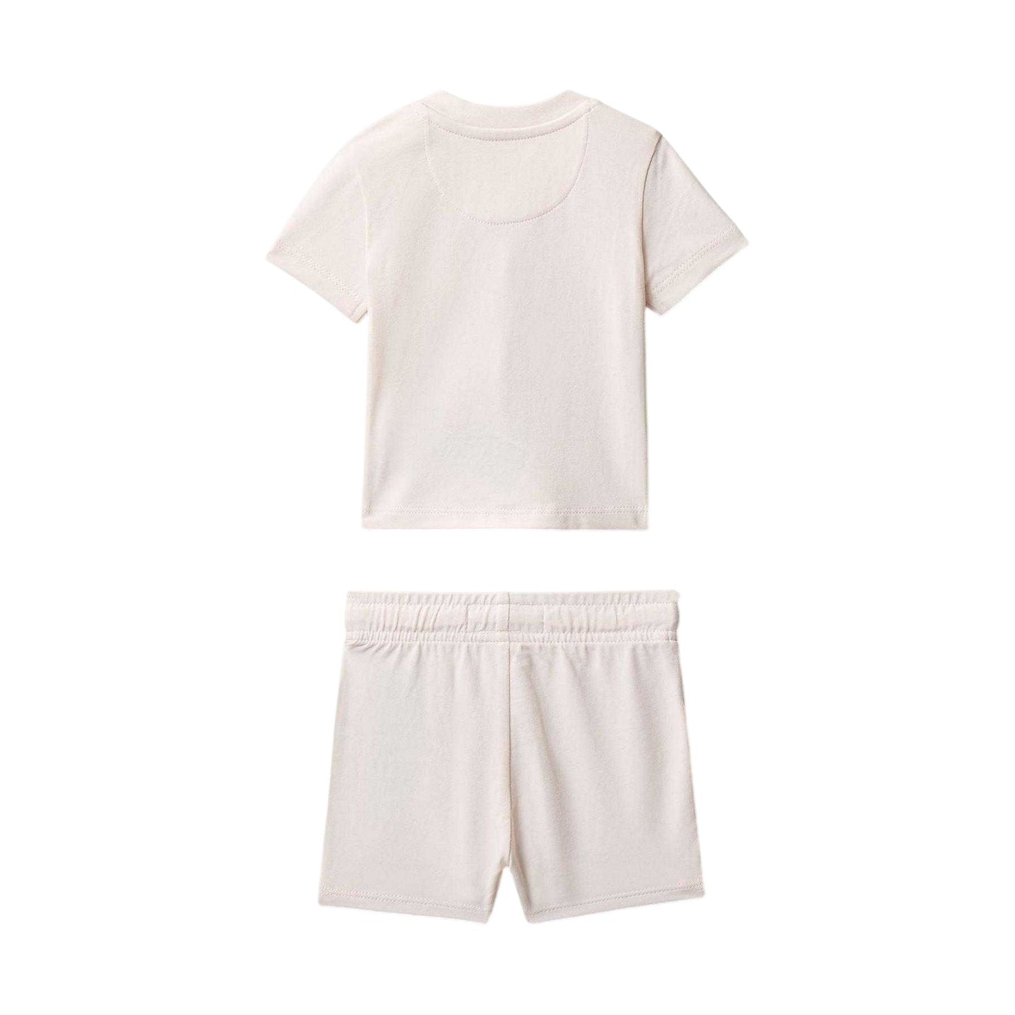 Pearl - Back - Calvin Klein Baby Logo T-Shirt & Shorts Set (Pack of 2)