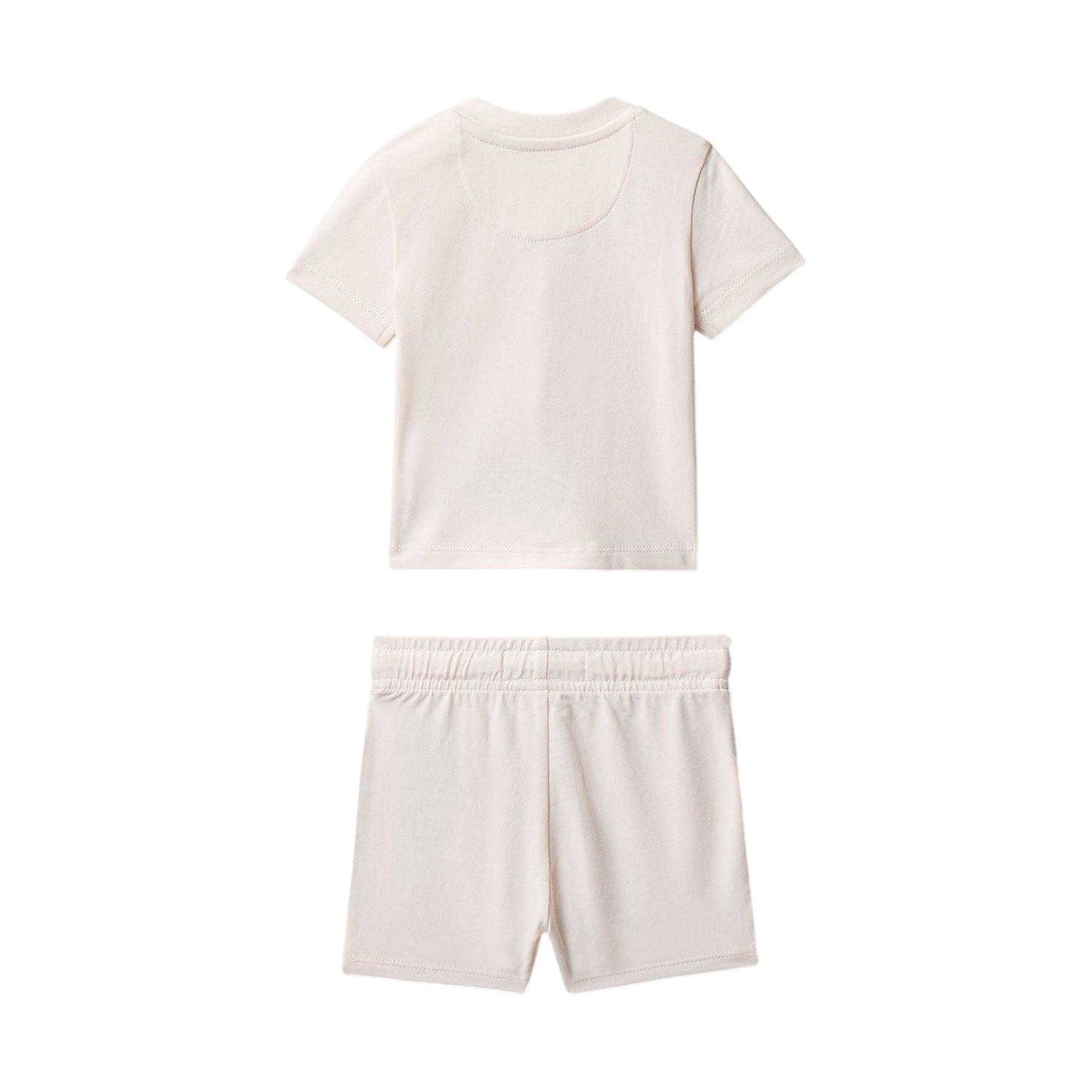 Pearl - Back - Calvin Klein Baby Logo T-Shirt & Shorts Set (Pack of 2)