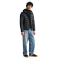 Black - Lifestyle - Gant Mens Down Hooded Padded Jacket
