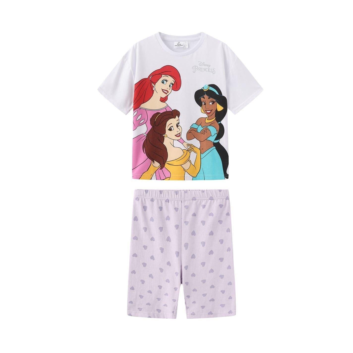 Baby Pink - Front - Disney Princess Girls Polyester T-Shirt