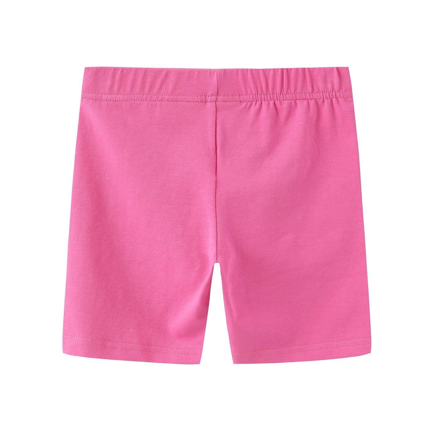 Pink - Side - Disney Girls Mickey Mouse T-Shirt & Shorts Set