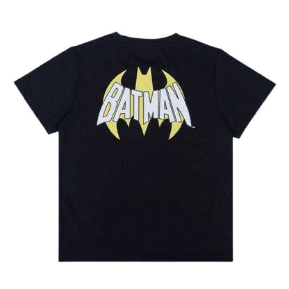 Black-Yellow - Lifestyle - Batman Childrens-Kids T-Shirt & Shorts Set