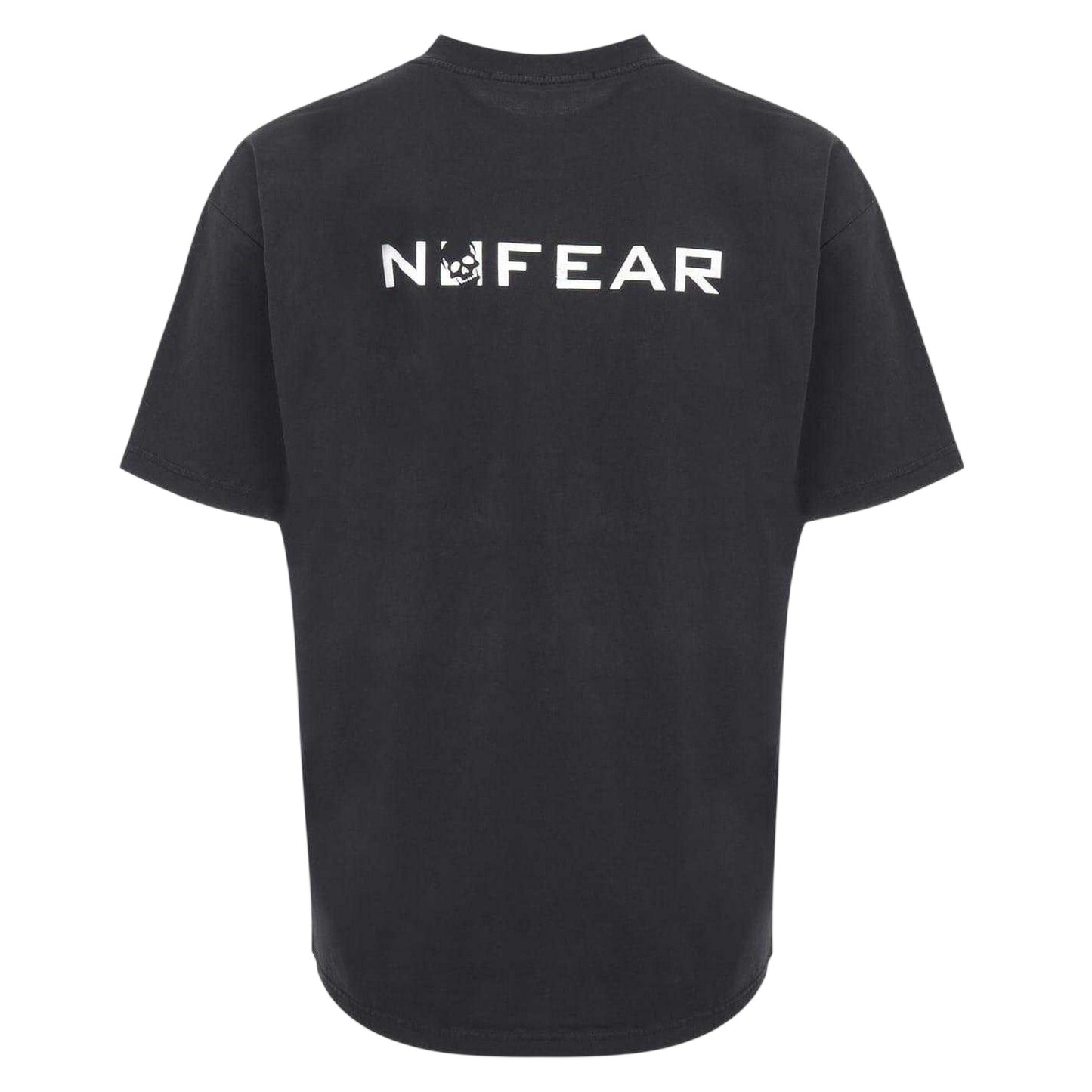 Black - Back - No Fear Mens Large Logo Relaxed Fit T-Shirt