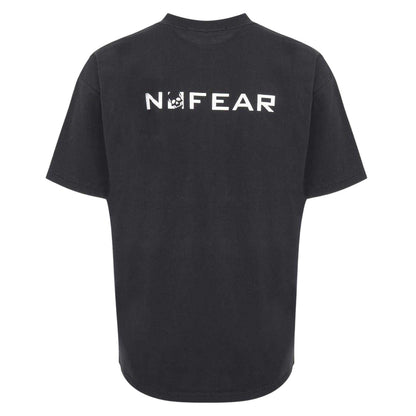 Black - Back - No Fear Mens Large Logo Relaxed Fit T-Shirt