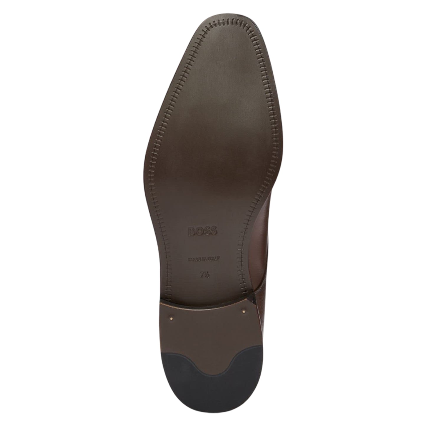 Brown - Pack Shot - Boss Mens Lisbon Leather Derby Shoes