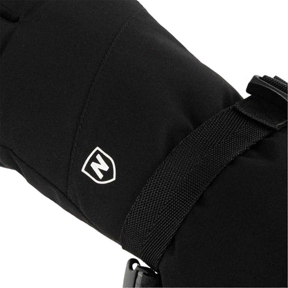 Black - Side - Nevica Unisex Adult 3 in 1 Skiing Ski Gloves
