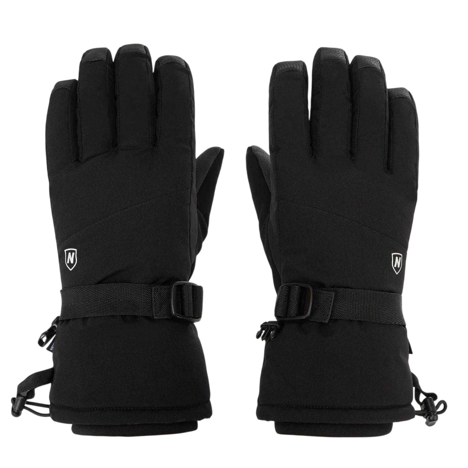 Black - Front - Nevica Unisex Adult 3 in 1 Skiing Ski Gloves