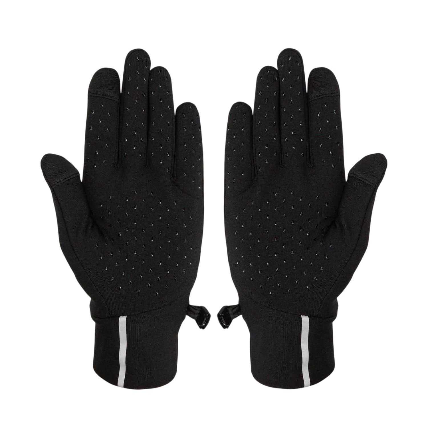 Black - Back - Everlast Unisex Adult Running Gloves