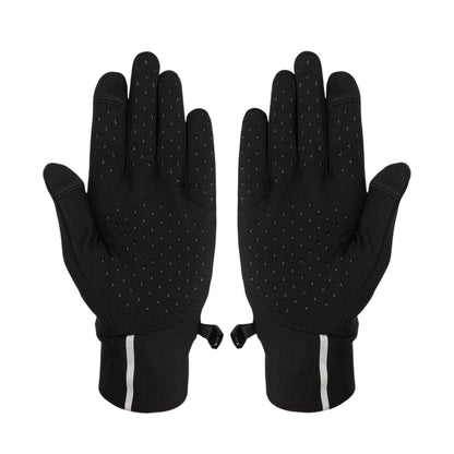Black - Back - Everlast Unisex Adult Running Gloves
