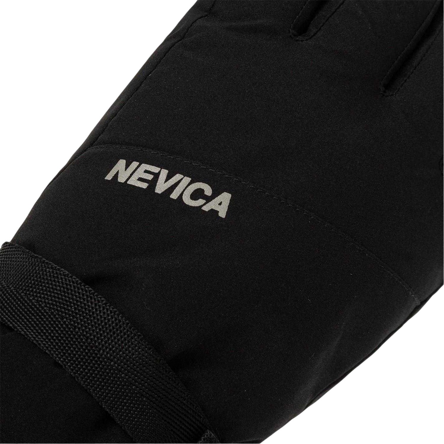 Black - Side - Nevica Unisex Adult 3 in 1 Logo Ski Gloves