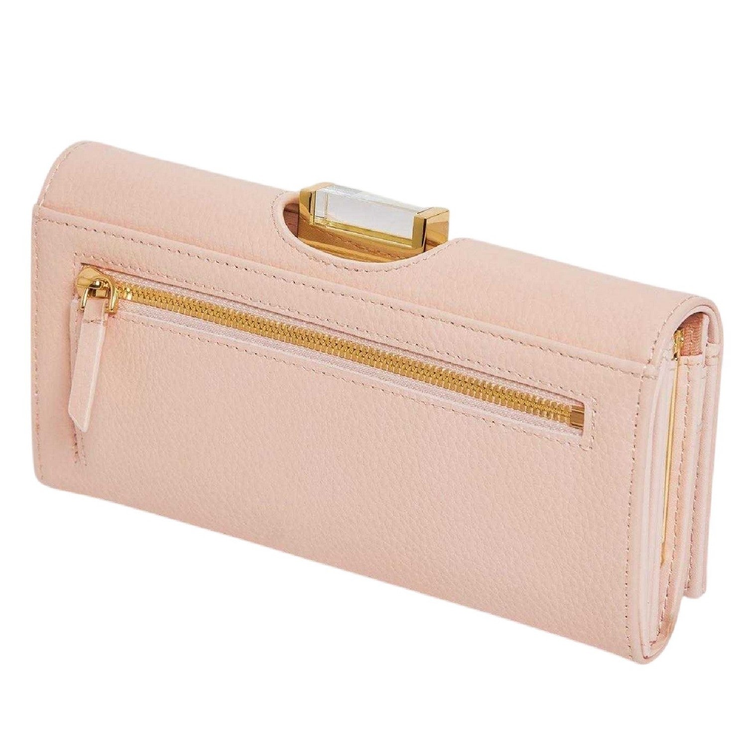 Light Pink - Back - Ted Baker Womens-Ladies Josiey Leather Purse