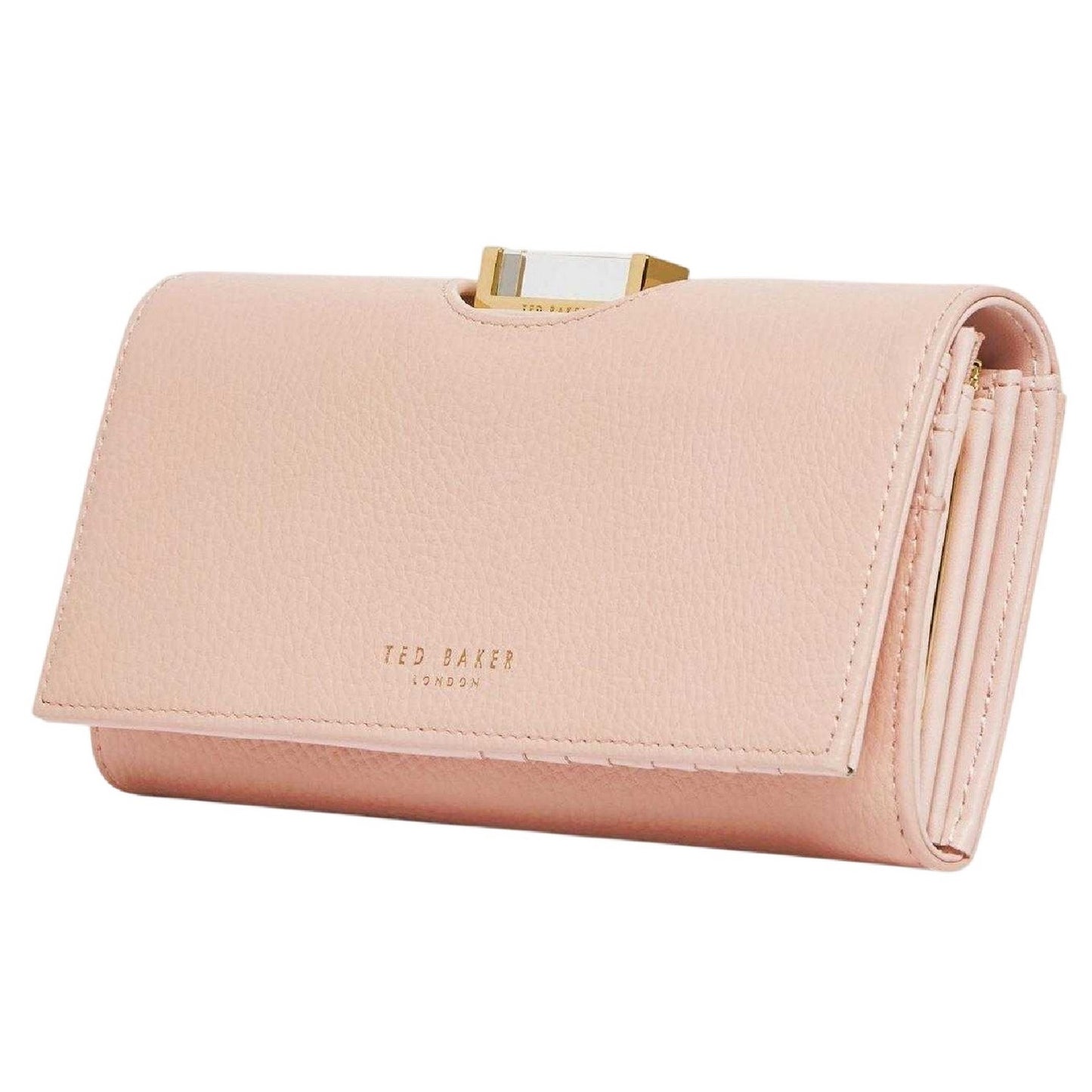 Light Pink - Side - Ted Baker Womens-Ladies Josiey Leather Purse