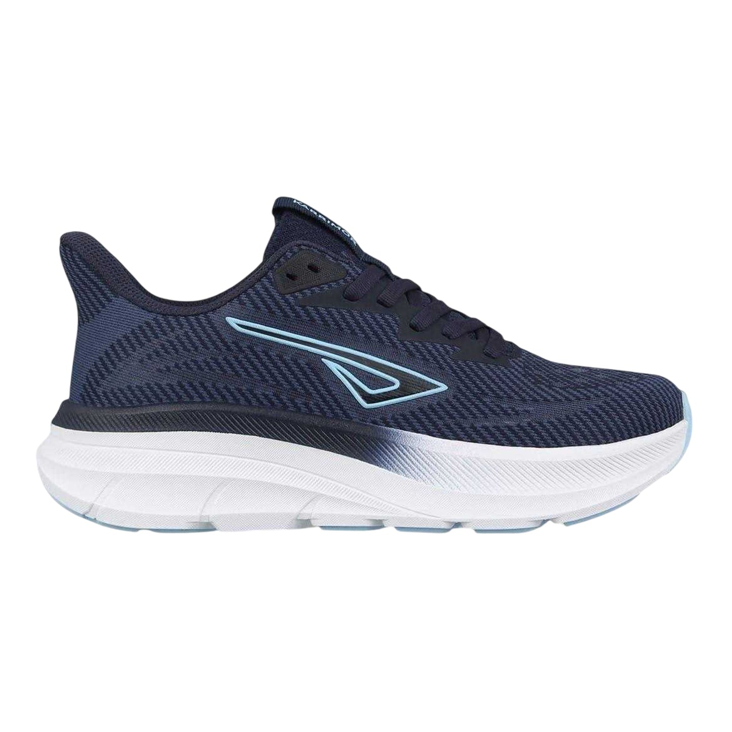 Navy-White - Front - Aintree Womens-Ladies Cushioned Flat Trainers