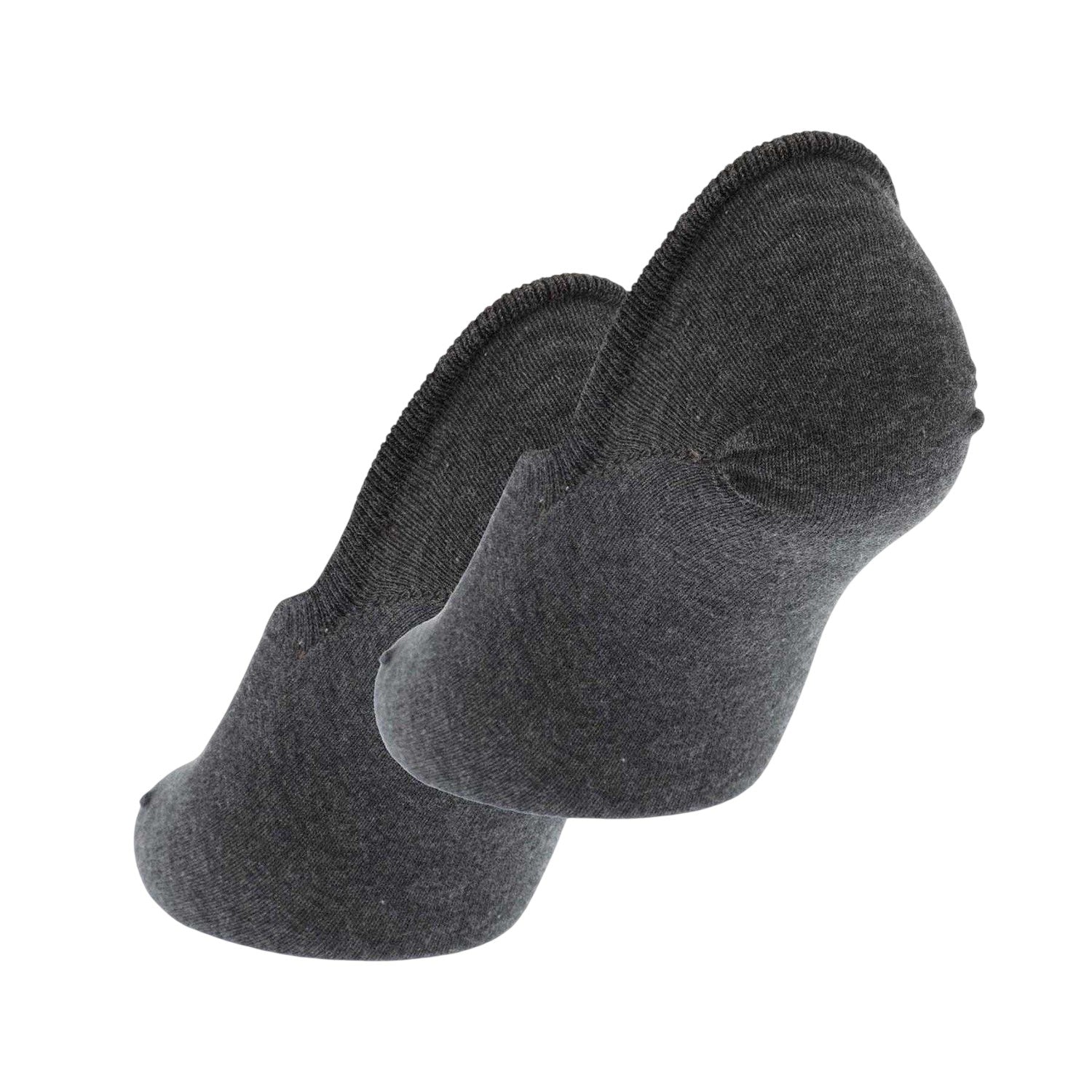 Grey - Back - Hugo Mens No-Show Socks (Pack of 2)