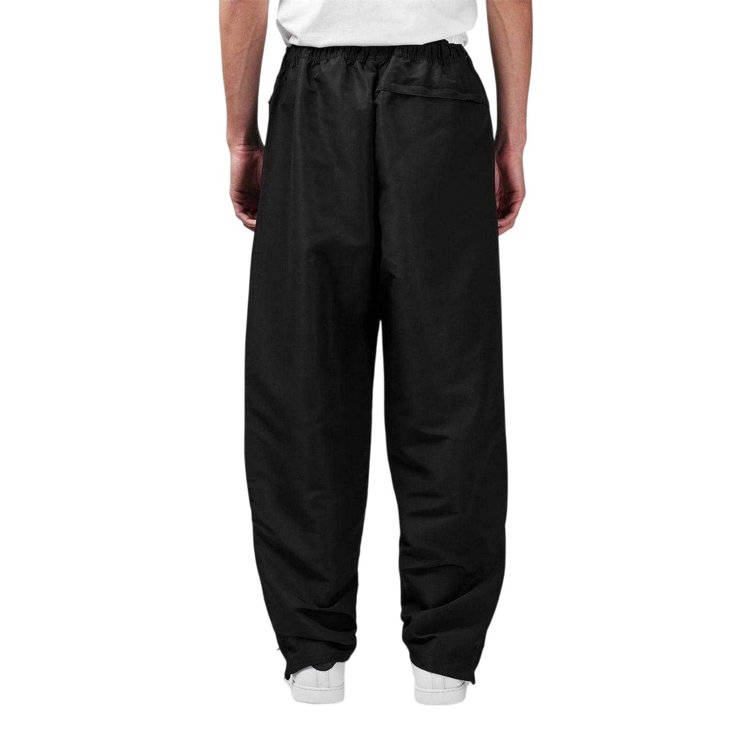 Black - Back - Lonsdale Mens Essential Oh Woven Tracksuit Bottoms